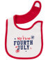 Фото #12 товара Baby 4th Of July Teething Bib One Size