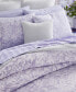 Damask Floral Duvet Cover Set, King, Created For Macy's