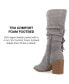 Фото #9 товара Women's Hartly Wide Calf Western Fringe Boots