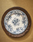 Фото #1 товара Floral earthenware dessert plate