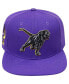 Фото #4 товара Men's Purple Prairie View A&M Panthers Evergreen Mascot Snapback Hat