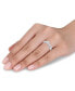ფოტო #2 პროდუქტის Diamond 1/2 ct. t.w. Solitaire Engagement Ring in 14k White or Yellow Gold