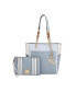 Фото #1 товара Rochelle Color Block Women s Tote Bag with Wristlet by Mia K