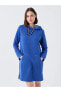 Фото #1 товара SOUTHBLUE Kapüşonlu Düz Uzun Kollu Kadın Sweat Elbise