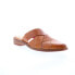 Фото #2 товара Bed Stu Mayra F392022 Womens Brown Leather Slip On Mule Flats Shoes 6