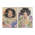 Фото #1 товара Картина с африканской женщиной DKD Home Decor Колониальный 100 x 4 x 140 см (2 шт)