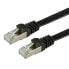 VALUE Patchkabel Kat.6 Ftp extra-flach schwarz 2 m - Cable - Network