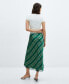 Women's Printed Midi Skirt