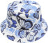 Фото #2 товара Zlyc Unisex Sun Hat, Beach Hat, Fisher Hat, Flower/Plant/Rainforest Print, Canvas