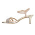 Фото #3 товара Nina Bettany Rhinestone Evening Womens Gold Dress Sandals BETTANY-YS-289