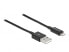 Фото #1 товара Delock 83002 - 1 m - Lightning - USB A - Male - Male - Black
