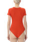 ფოტო #2 პროდუქტის Women's Crew Neck Basic Bodysuit Top