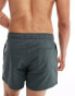 River Island seersucker swim trunks in khaki GRÜN - DUNKEL, XL - W39-41 - фото #4