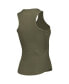 Фото #4 товара Women's Olive Michigan State Spartans Adrienne Tank Top