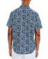 Фото #2 товара Men's Palm Print Short-Sleeve Button-Up Shirt