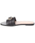 Фото #2 товара Слайды из кожи с кристаллической пряжкой Stuart Weitzman Crystal Buckle черные 6 - Женская обувь