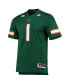 Фото #3 товара Men's #1 Green Miami Hurricanes Team Premier Football Jersey