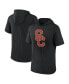 Фото #1 товара Men's Black USC Trojans Primary Logo Hoodie T-shirt