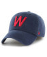 Фото #1 товара Men's Navy Washington Senators Cooperstown Collection Franchise Fitted Hat