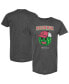 ფოტო #1 პროდუქტის Men's Heather Charcoal Ross Chastain Melon Man Logo T-shirt
