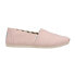 Фото #1 товара TOMS Alpargata Slip On Womens Pink Flats Casual 10018763T