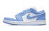 Кроссовки Nike Air Jordan 1 Low UNC (Голубой)