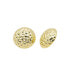 ფოტო #2 პროდუქტის Indented Puffy Rounded Stud Earring