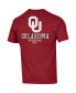 Men's Crimson Oklahoma Sooners Stack 2-Hit T-shirt