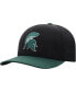 Фото #4 товара Men's Black, Green Michigan State Spartans Two-Tone Reflex Hybrid Tech Flex Hat