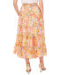 ფოტო #2 პროდუქტის Women's Printed Tiered Pull-On Maxi Skirt