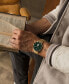 ფოტო #4 პროდუქტის Men's Legacy Slim Automatic Gold-Tone Stainless Steel Watch 42mm