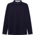 HACKETT Trim Soft long sleeve polo Синий, M - фото #2