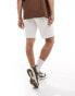 River Island carpenter shorts in ecru