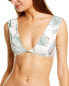 Revel Rey Abigail Bikini Top Women's Green Xs - фото #1