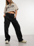 Фото #1 товара Cotton:On straight leg cargo pant in black