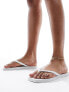 Havaianas square flip flops in white EU 35-36 - фото #3