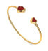 Фото #1 товара Gold Plated Diamond Agate Bracelet Gemstones DC194