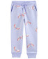 Фото #2 товара Baby Butterfly Print Fleece Joggers 12M