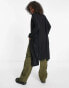 Noisy May Tall longline cardigan in black