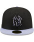 Men's Black New York Yankees Side Patch 59FIFTY Fitted Hat