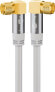 Фото #1 товара Wentronic 70481 - 1 m - F - F - Cable - Antenna / TV Coaxial 1 m