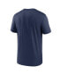 ფოტო #2 პროდუქტის Men's Navy Washington Nationals Legend Fuse Large Logo Performance T-Shirt