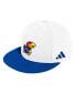 Фото #1 товара Men's White Kansas Jayhawks On-Field Baseball Fitted Hat
