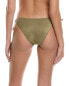 Zadig & Voltaire Lumiere Bandeau Bikini Bottom Women's Gold 38