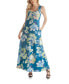 ფოტო #1 პროდუქტის Women's Sleeveless Pocket Maxi Dress