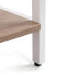 Hat stand Versa White PVC Metal MDF Wood 40 x 169 x 64 cm