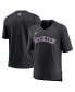 Футболка Nike мужская черная серия Colorado Rockies Authentic Collection Pregame Raglan Performance V-Neck Черный, XL - фото #2