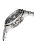 ფოტო #2 პროდუქტის Men's Wall Street Swiss Automatic Silver-Tone Stainless Steel Bracelet Watch 43mm