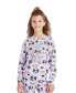 ფოტო #2 პროდუქტის Toddler|Child Girls 2-Piece Pajama Set Kids Sleepwear, Long Sleeve Top and Long Pants PJ Set