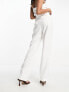 Фото #2 товара 4th & Reckless tailored pocket detail split side trouser co-ord in white